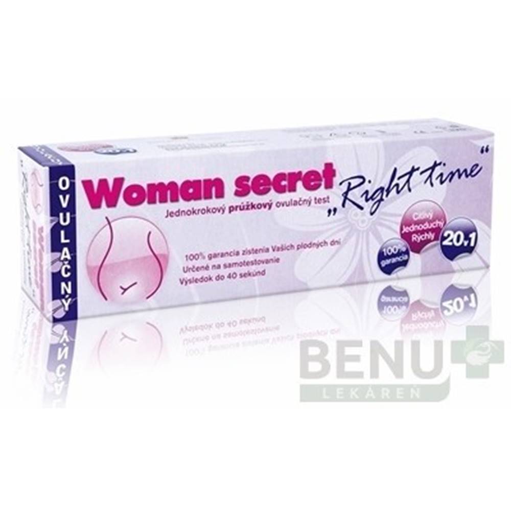 Woman secret WOMAN SECRET Right time ovulačný test 20 kusov