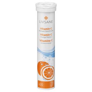LIVSANE Vitamín C pomaranč 20 šumivých tabliet