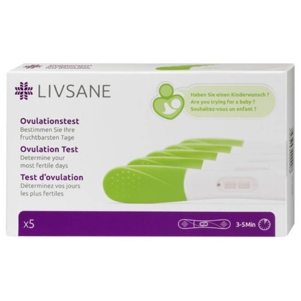 LIVSANE LIVSANE Ovulačný test 5 kusov