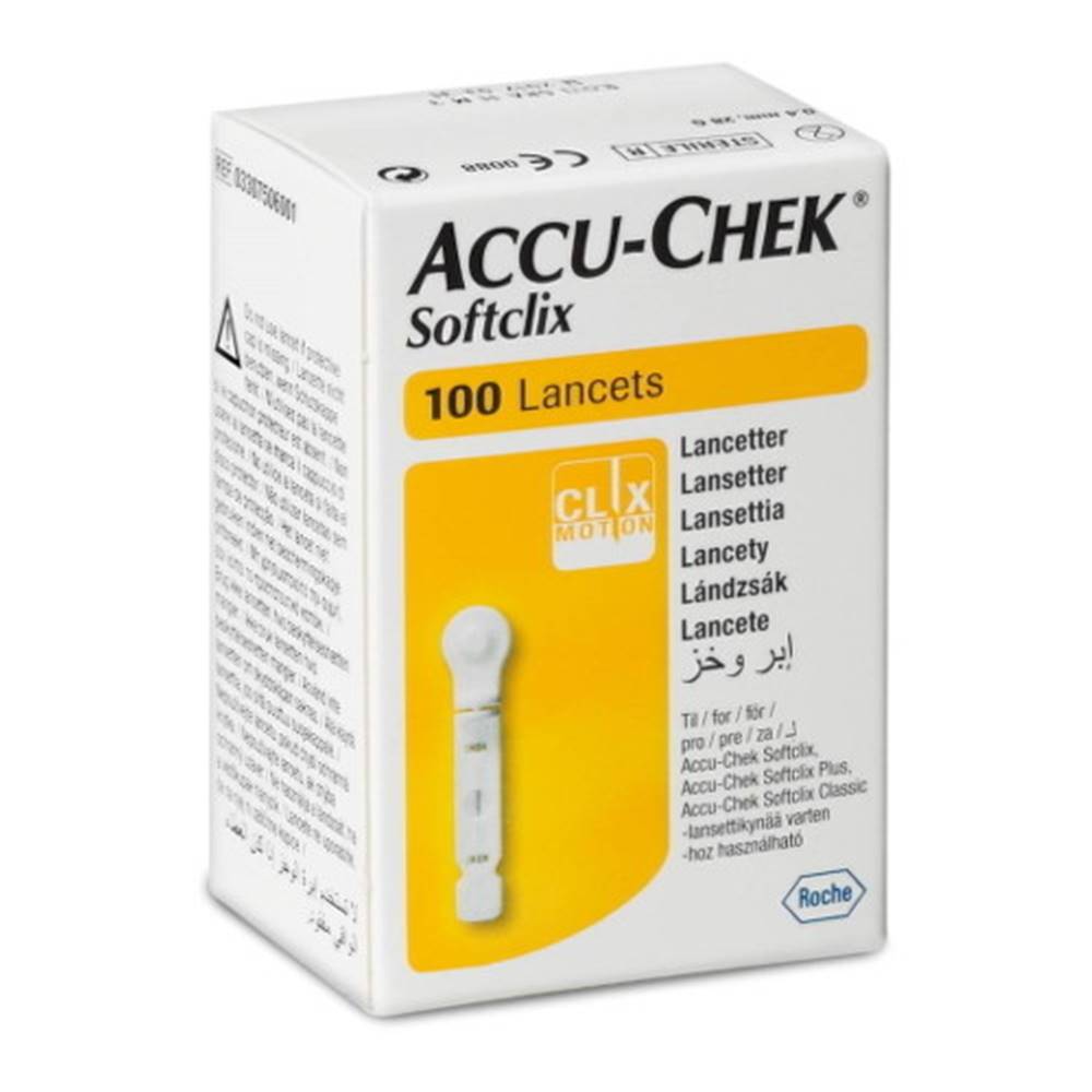 Accu-chek ACCU-CHEK Softclix lancety do pera 100 kusov