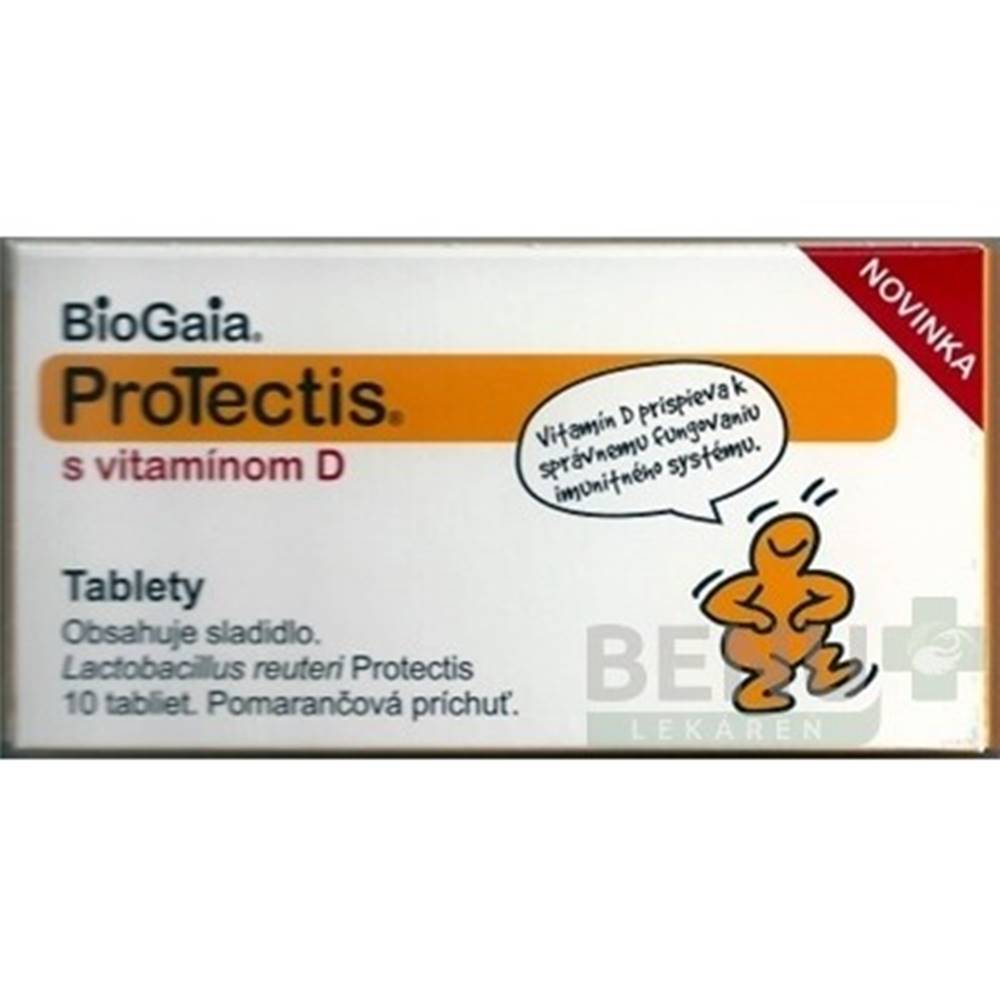 BioGaia BIOGAIA ProTectis s vitamínom D 10 tabliet