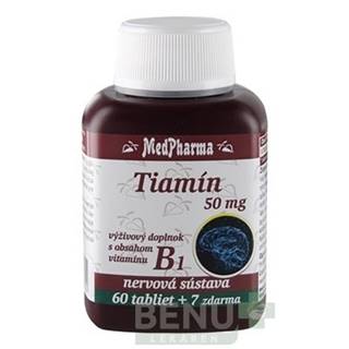 MEDPHARMA Tiamín 50 mg + vitamín B1 60 + 7  tabliet ZADARMO