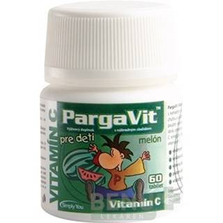 PARGAVIT Vitamín C melón pre deti 60 tabliet