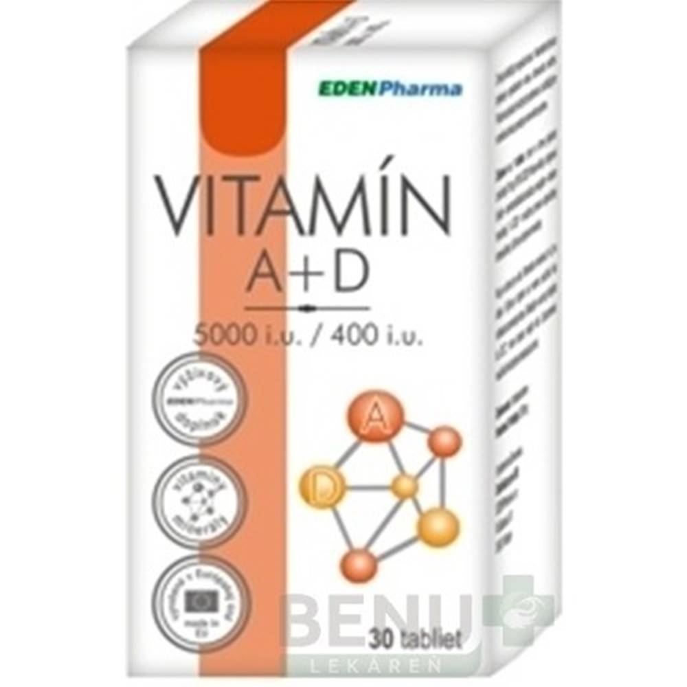 Edenpharma EDENPHARMA Vitamín A + D 30 tabliet