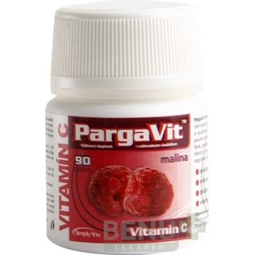 PargaVit PARGAVIT Vitamín C malina 90 tabliet