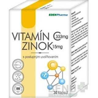 EDENPHARMA Vitamín C + zinok 30 kapsúl
