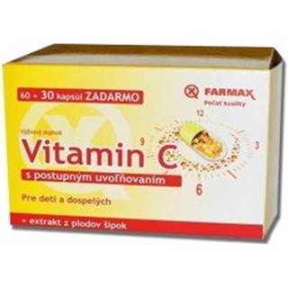 FARMAX Vitamín C s pozvoľným uvoľňovaním 500 mg 60 + 30 tabliet ZADARMO