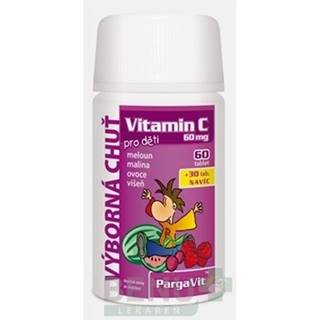 PARGAVIT Vitamín C mix plus pre deti 90 tabliet