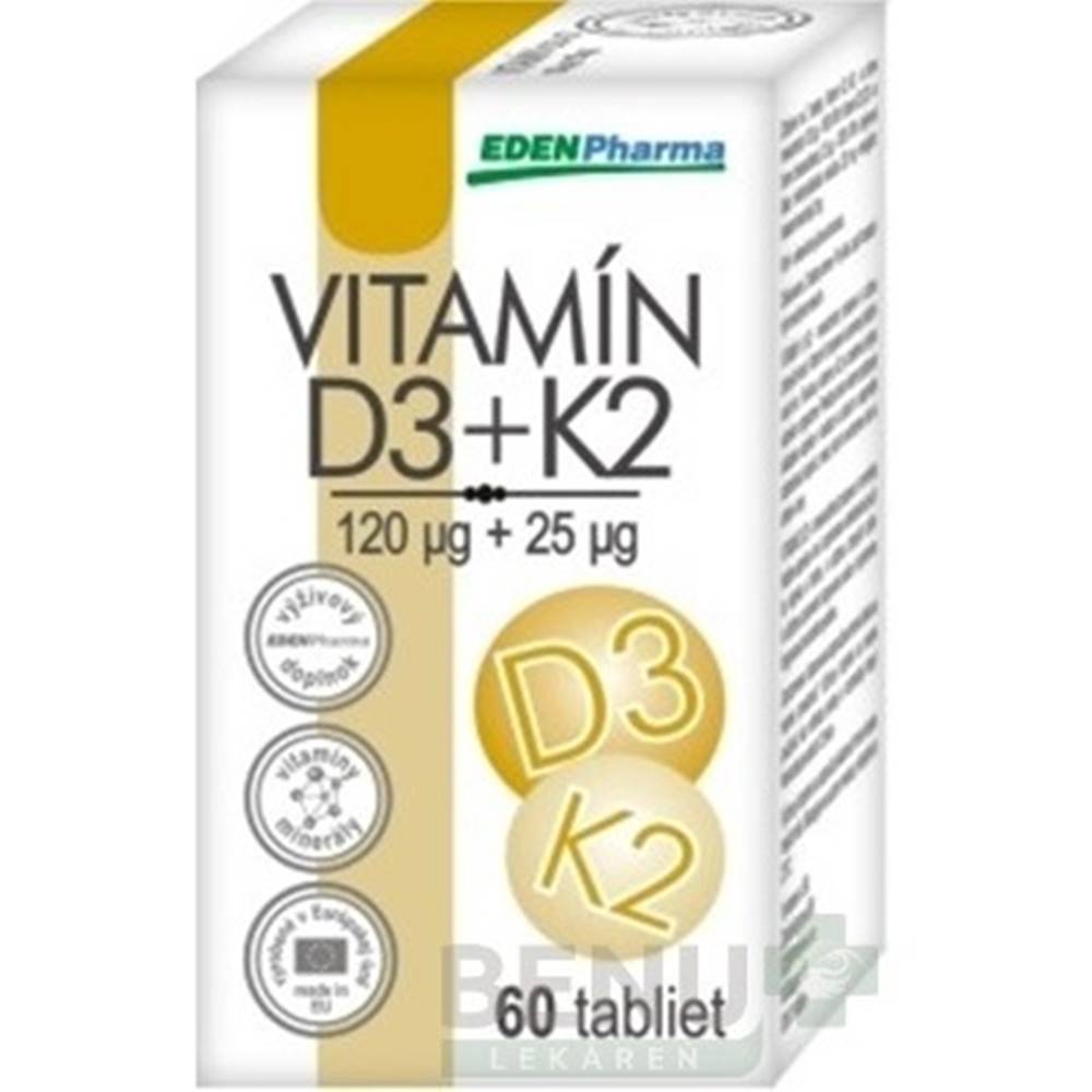 Edenpharma EDENPHARMA Vitamín D3 + K2 60 tabliet