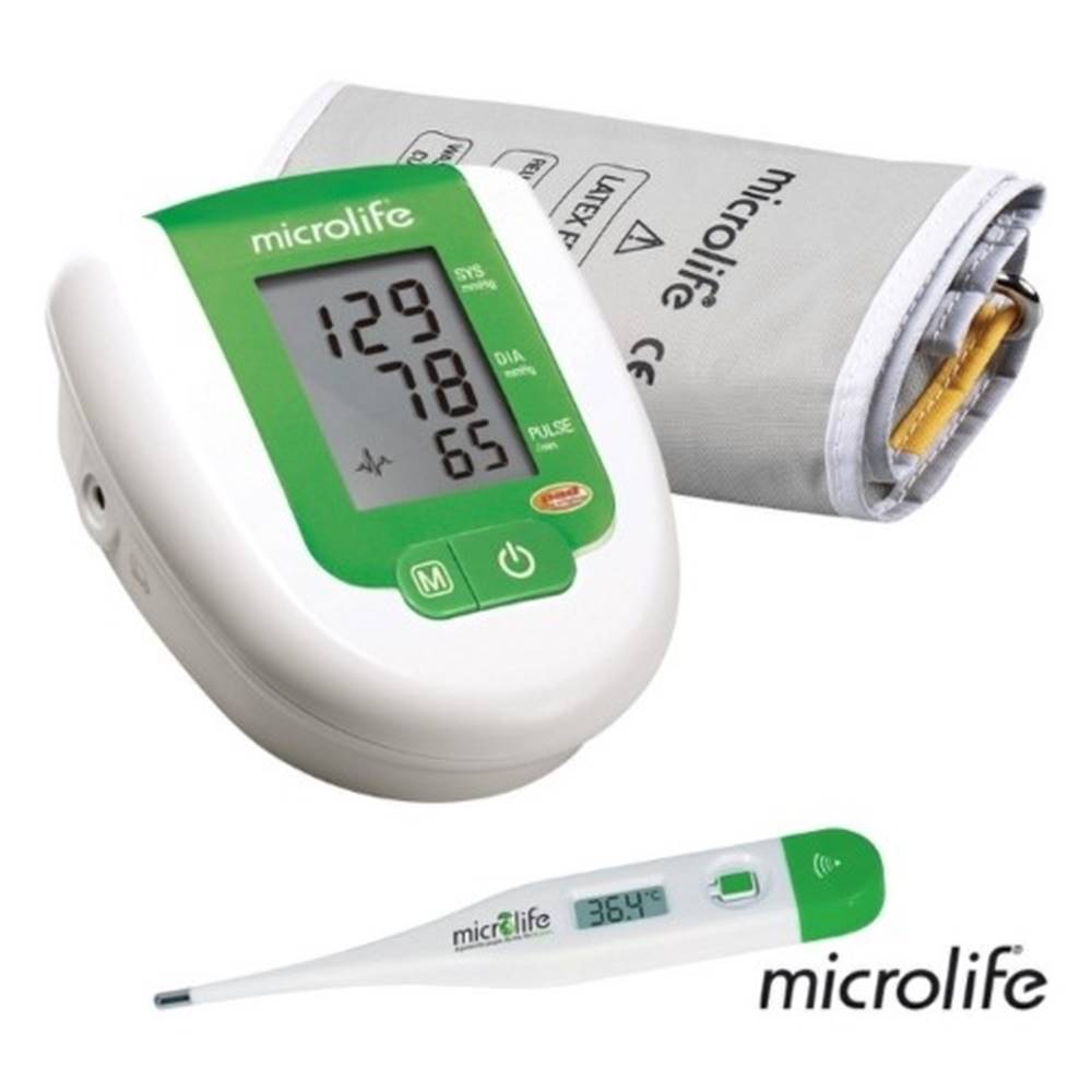 Microlife MICROLIFE Tlakomer digitálny BP 3AG1 1 kus + teplomer