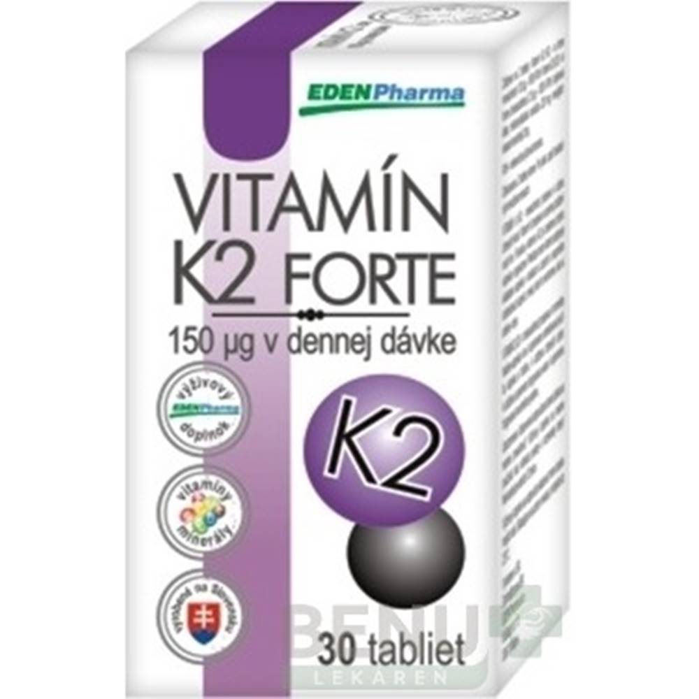 Edenpharma EDENPHARMA Vitamín K2 forte 30 tabliet