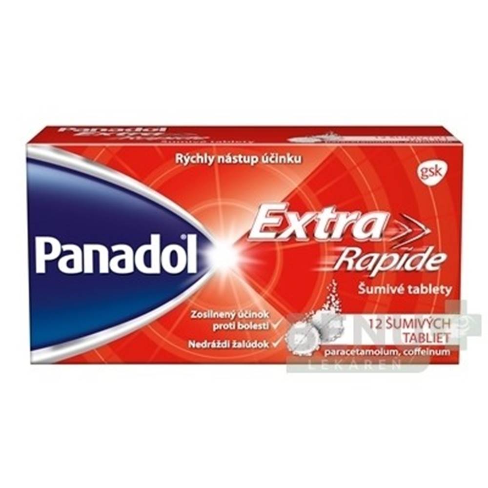 PANADOL PANADOL Extra rapide 500 mg 12 šumivých tabliet