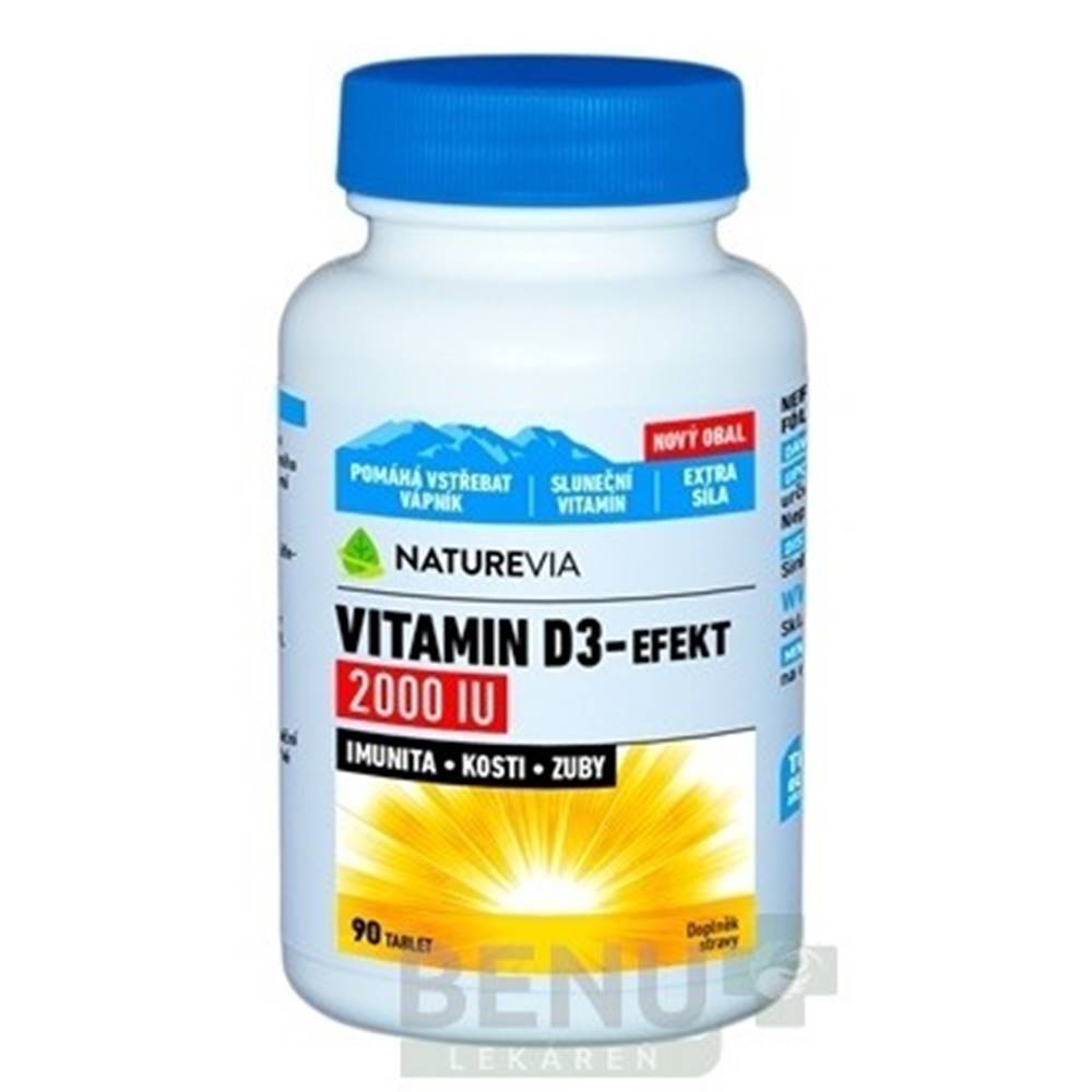 SWISS NATUREVIA SWISS NATUREVIA Vitamín D3-effekt 2000 I.U. 90 tabliet