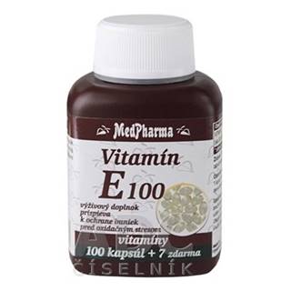 MEDPHARMA Vitamín E 100 mg 100 + 7 tabliet ZADARMO