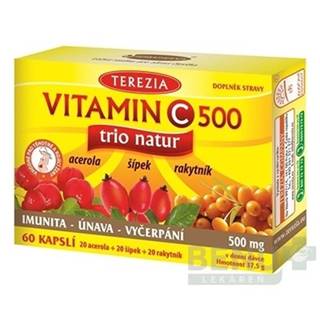 TEREZIA Vitamín C 500 trio natur 60 kapsúl