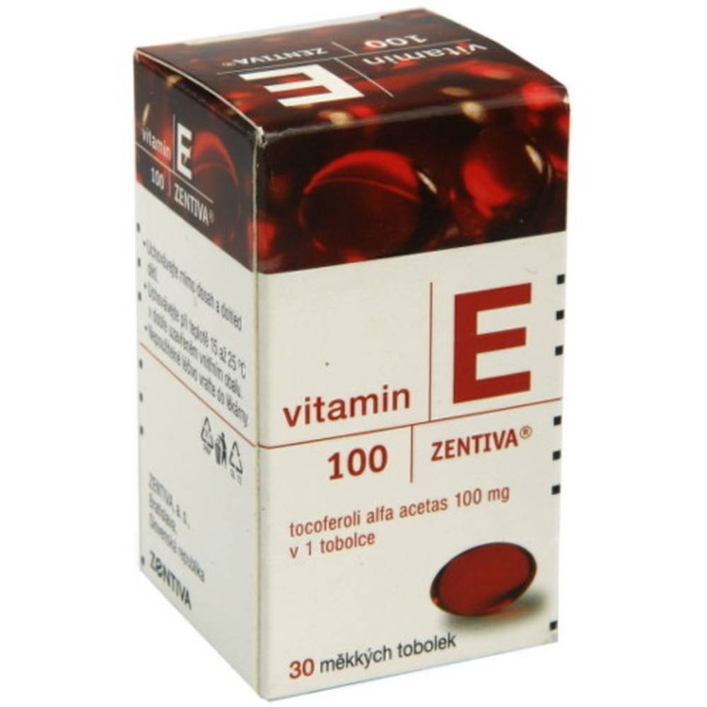 Zentiva ZENTIVA Vitamín E 100 mg 30 kapsúl