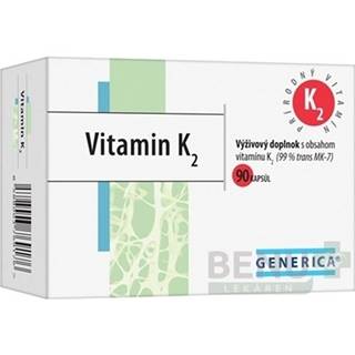 GENERICA Vitamín K2 90 kapsúl