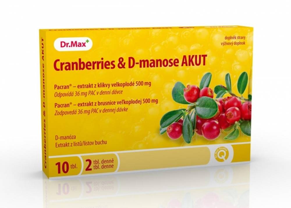 Dr.Max Dr.Max Cranberries & D-manose AKUT