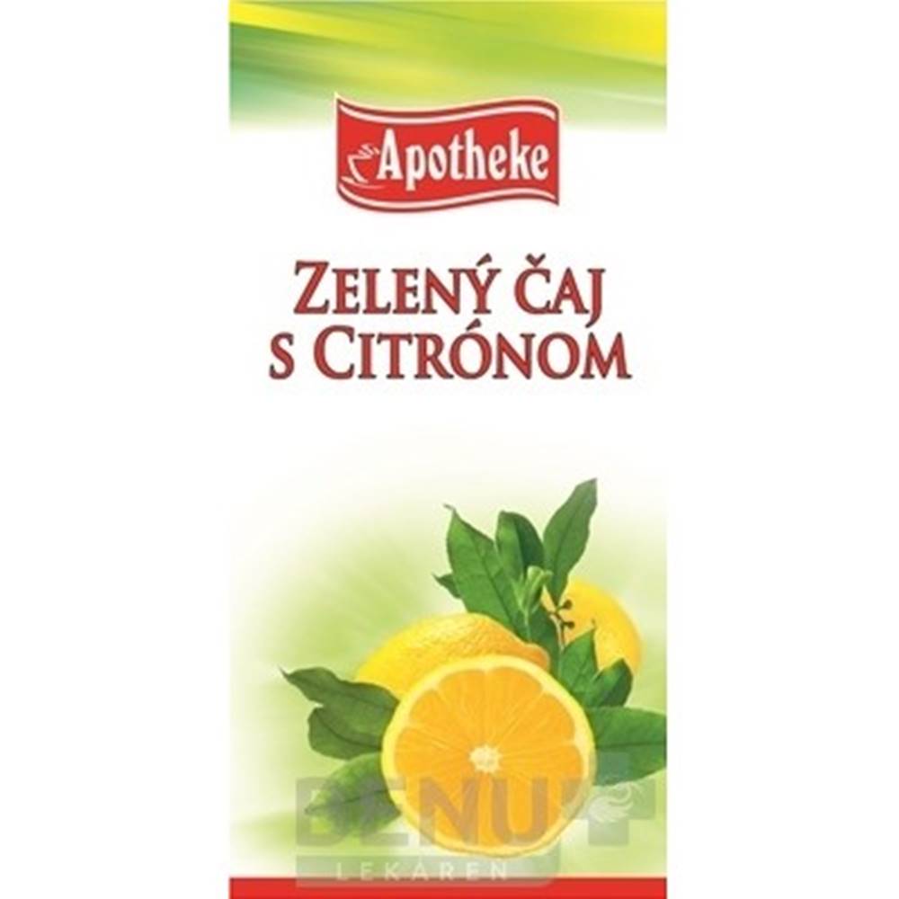 Apotheke APOTHEKE Premier selection zelený čaj s citrónom 20 x 2 g