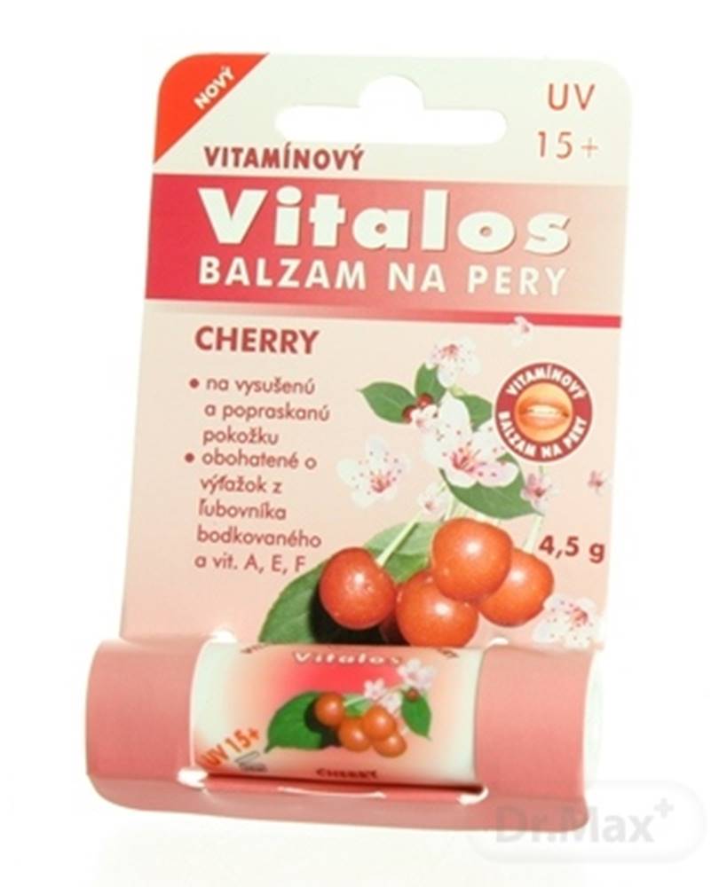 Vitalos VITALOS Balzam na pery cherry SPF 15