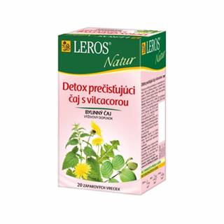 LEROS NATUR Detox prečisťujúci čaj s vilcacorou porciovaný 20x1,5g