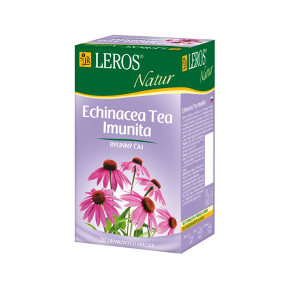 Leros, s.r.o. LEROS NATUR Echinacea Tea Imunita porcovaný čaj 20x2g