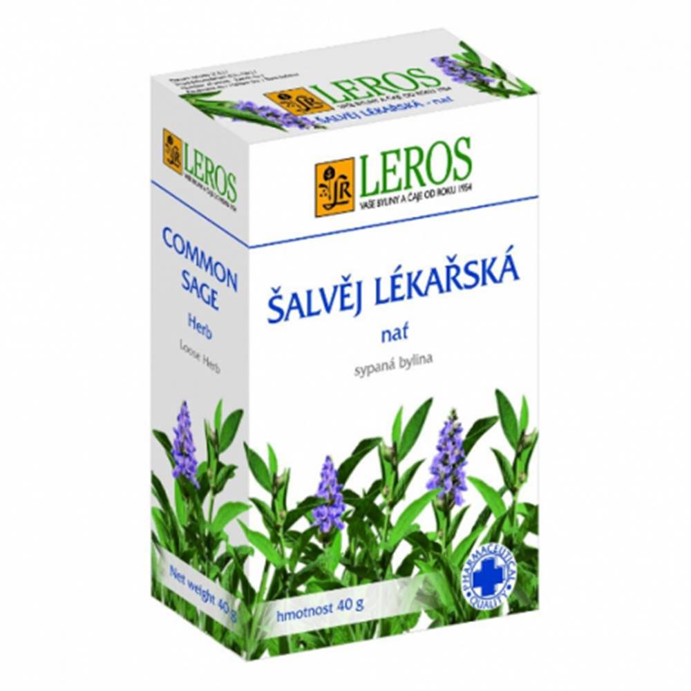 Leros, s.r.o. LEROS ŠALVIA LEKÁRSKA vňať sypaná bylina 40 g