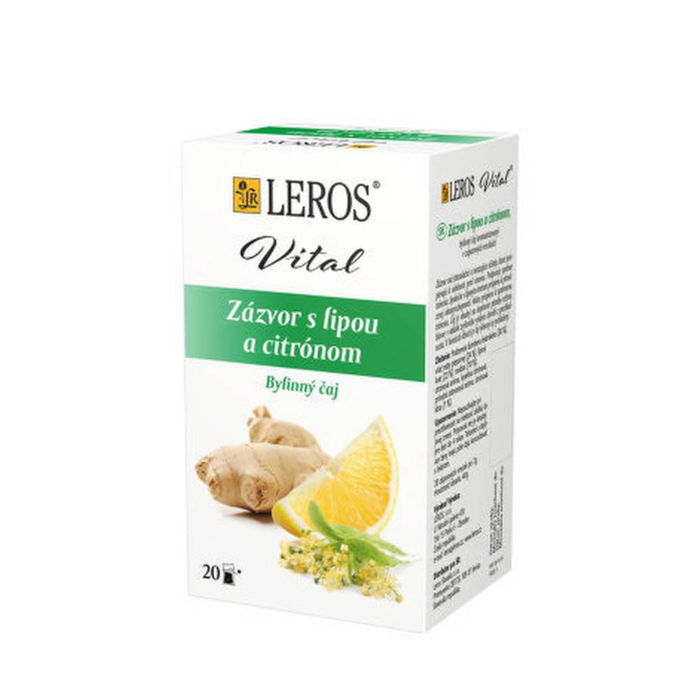 Leros, s.r.o. LEROS Zázvor s lipou a citrónom bylinný čaj 20x2 g (40 g)