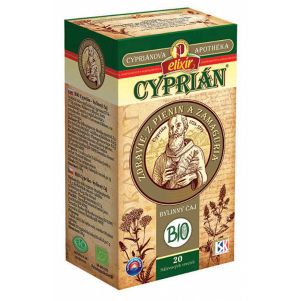 AGROKARPATY, s.r.o. Plavnica (SVK) AGROKARPATY CYPRIÁN, CYPRIÁN BIO bylinný čaj 20x2 g (40 g)