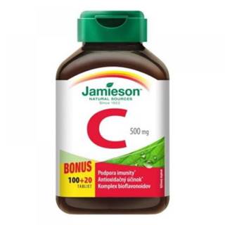 JAMIESON Vitamín C 500 mg 100 + 20 tabliet ZADARMO