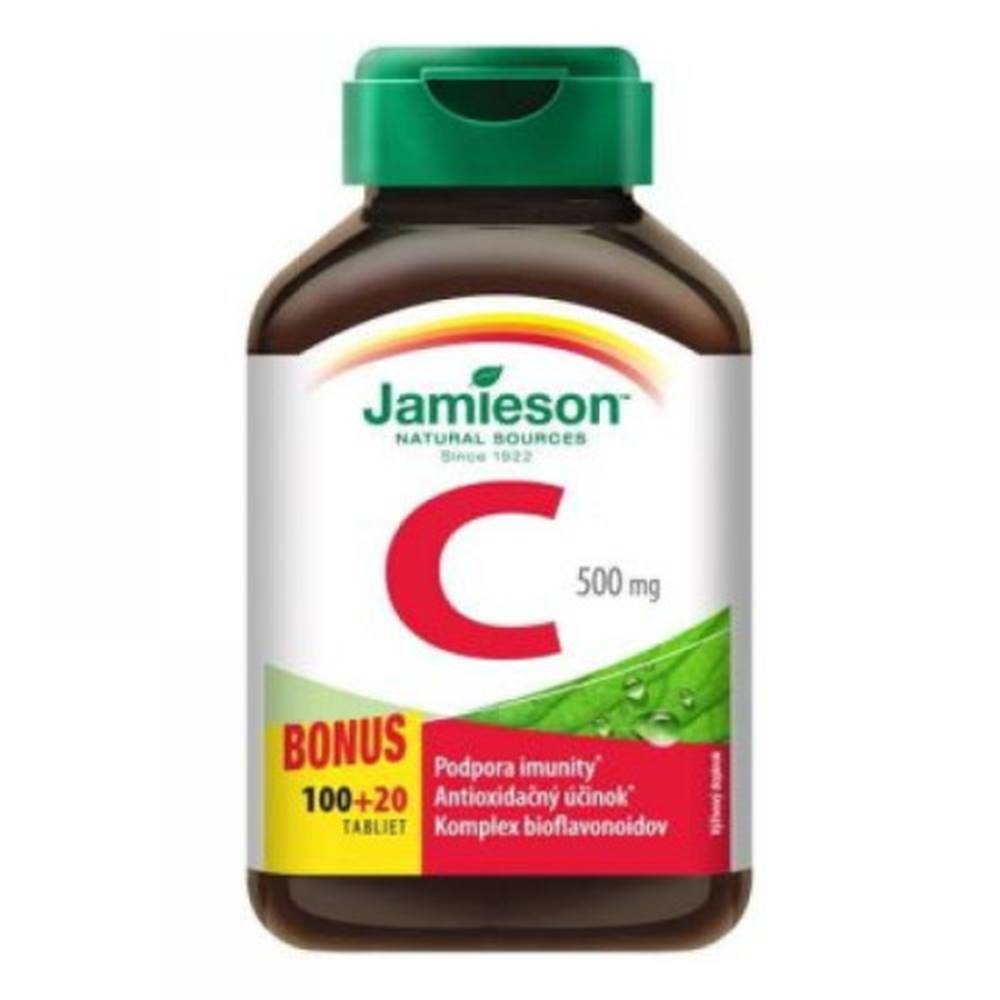 Jamieson JAMIESON Vitamín C 500 mg 100 + 20 tabliet ZADARMO