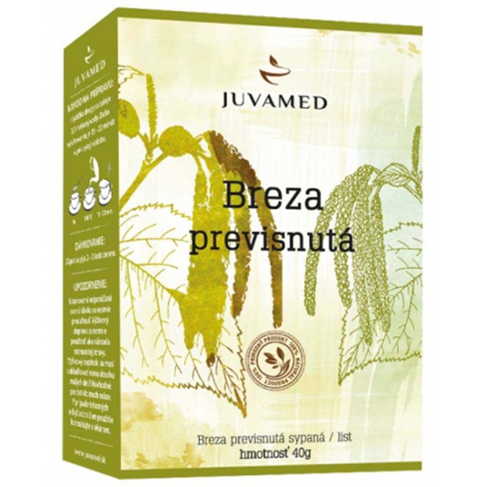 Juvamed Juvamed  BREZA PREVISNUTÁ - LIST sypaný čaj 40 g