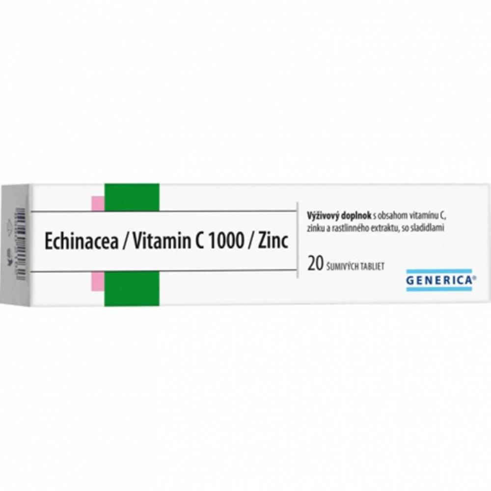 Generica Generica Echinacea/vitamín C/ Zinok tbl EFF 20
