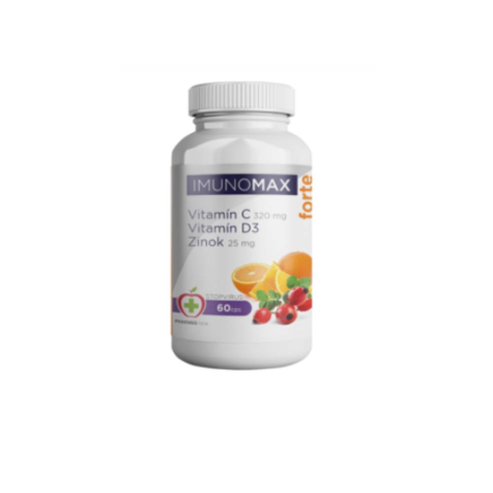 Imunomax IMUNOMAX Forte Vitamín C+D+Zinok 60 kapsúl