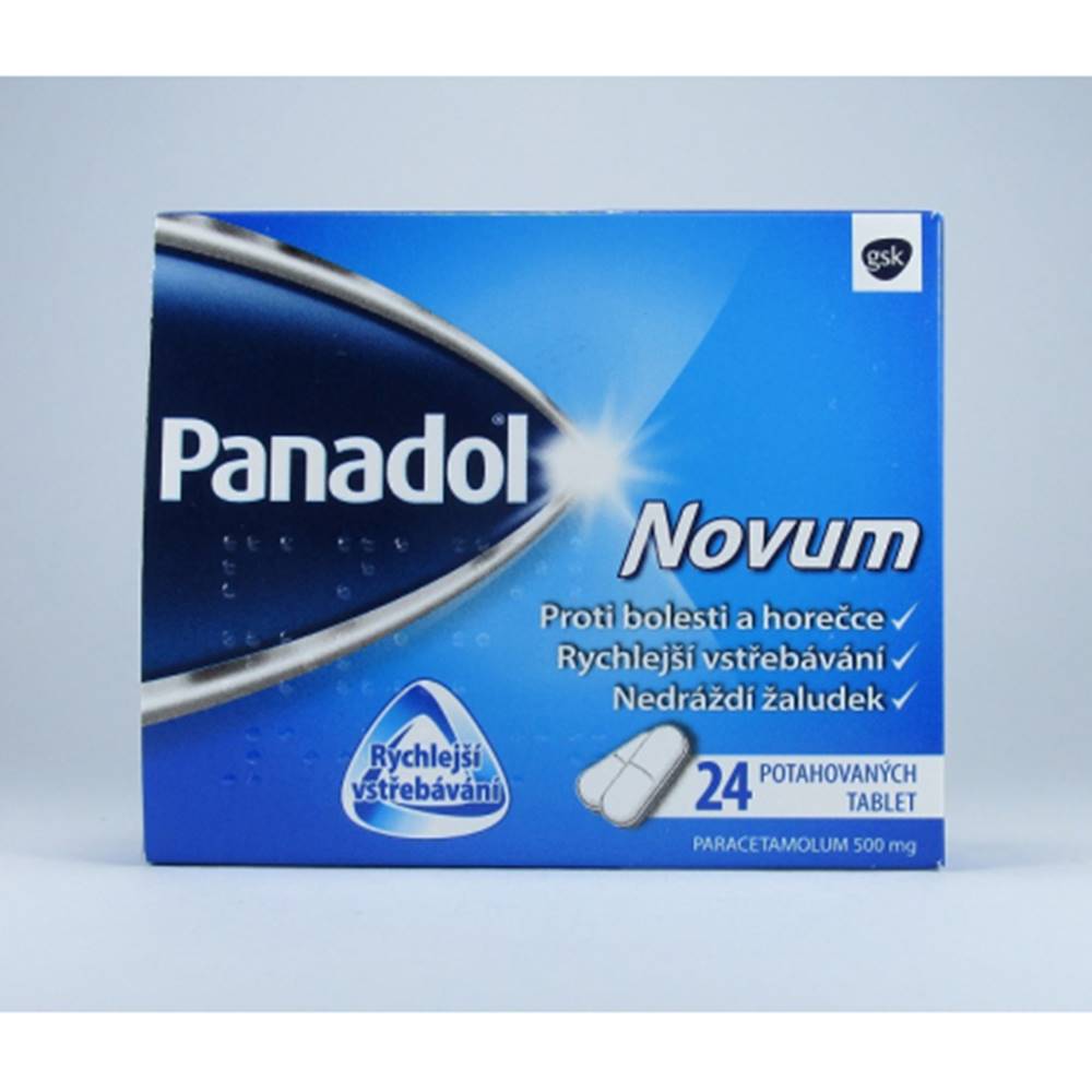 Glaxo Smith Kline 1/21 Panadol Novum 500 mg tbl.flm.24 x 500 mg