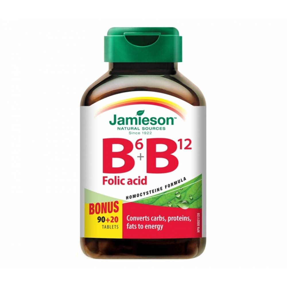 Jamieson Jamieson vitamíny b6, b12 a kyselina listová