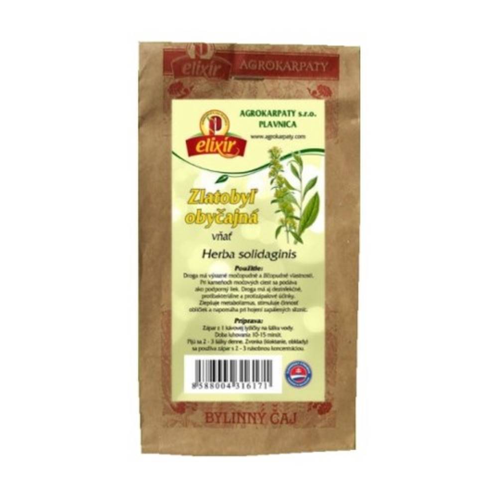 Agrokarpaty AGROKARPATY Zlatobyľ obyčajná vňať bylinný čaj 30 g